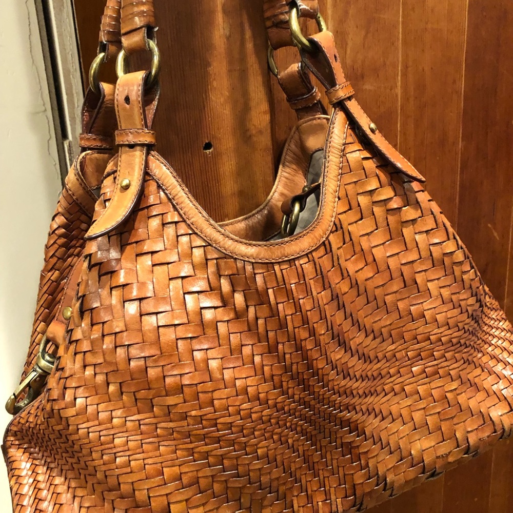 Cole Haan Woven Leather bag